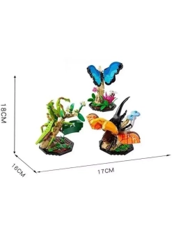 Конструктор Коллекция насекомых 1111 деталей