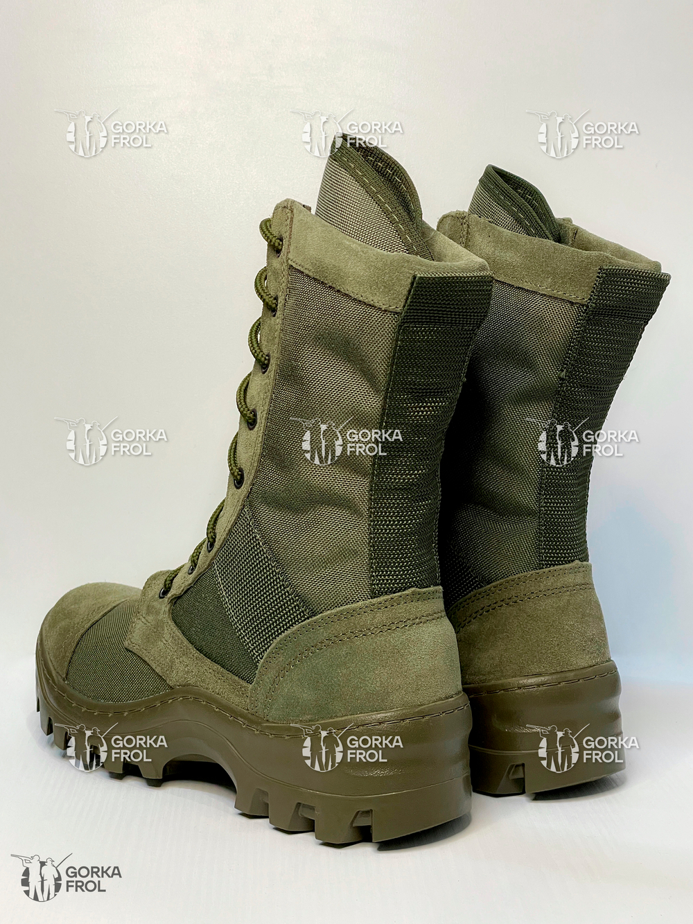 Ботинки с высокими берцами 35 О «RUSH OLIVA» – лёгкие