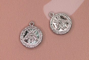 Подвеска пчела 11 мм круглая