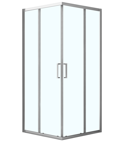 Душевое ограждение Azario SEATTLE 80х80х195 хром, 6мм прозрачное стекло  813614