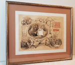 "Капитанская дочка". Литография А.Шарлемань. 1861г. - антикварная литография