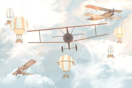 Полет в облаках