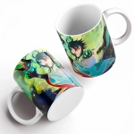 Кружка керамическая аниме 330мл Геншин Импакт Сяо