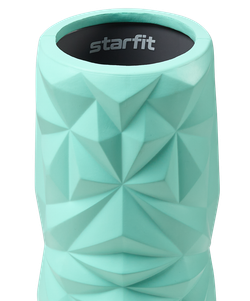 Ролик массажный FA-507, EVA/PP, средняя жесткость, 32,5x12,5 cм, мятный/серый