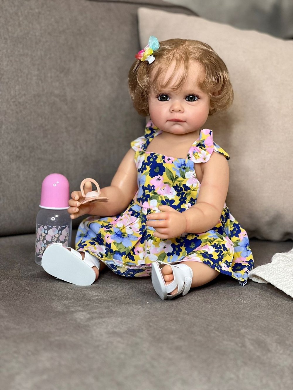 Кукла Реборн виниловая 55см в пакете (FA-040)