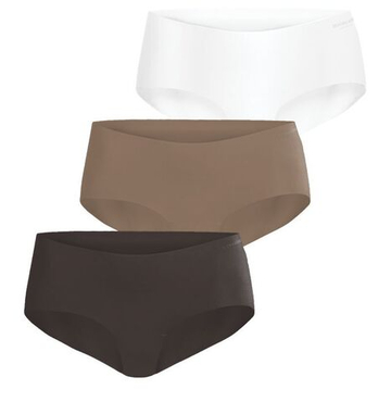 Женские трусики Bjorn Borg Invisible Hipster 3P - белый/бежевый/черный