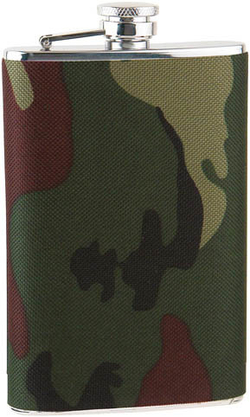 Фляга S.Quire TB08-3411N стальная цвет камуфляж в подарочной фирменной коробке