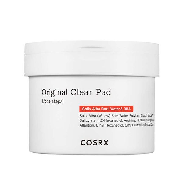 COSRX Clear Pad Salix alba bark water- пэды