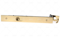 Шпингалет врезной торцевой ригель 30х250 мм сталь латунь