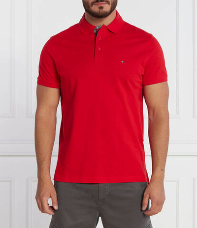 Поло GS CHECK PLACKET Tommy Hilfiger - красный(MW0MW33266)