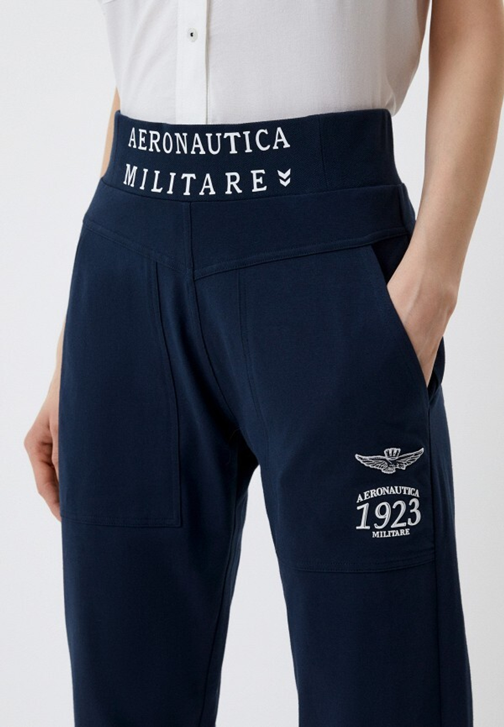 Брюки жен. AERONAUTICA 847 синий (1923)