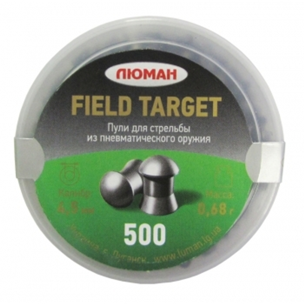 Пули пневматические Люман "Fileld Target" 0,68гр. 4,5мм (500шт.)