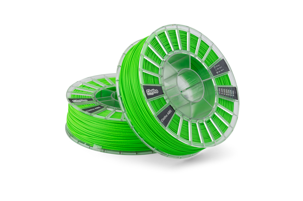Пластик для 3D-принтеров, Clotho Filaments, Clotho ABS, GF-13, зеленый, 1,75 мм, 750