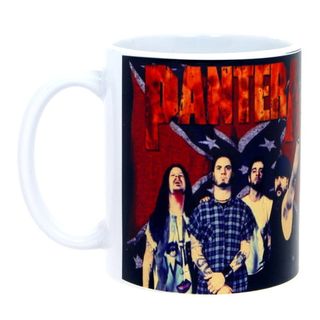Кружка Pantera группа/череп на флаге конфедерации (737)