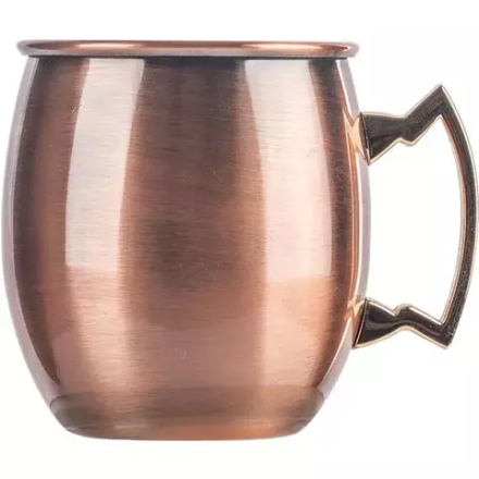 Кружка для коктейлей «Московский мул» античная медь сталь нерж. 0,5л D=85,H=100мм бронз