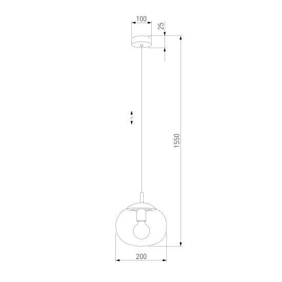 5826/ подвесной светильник /Vibe