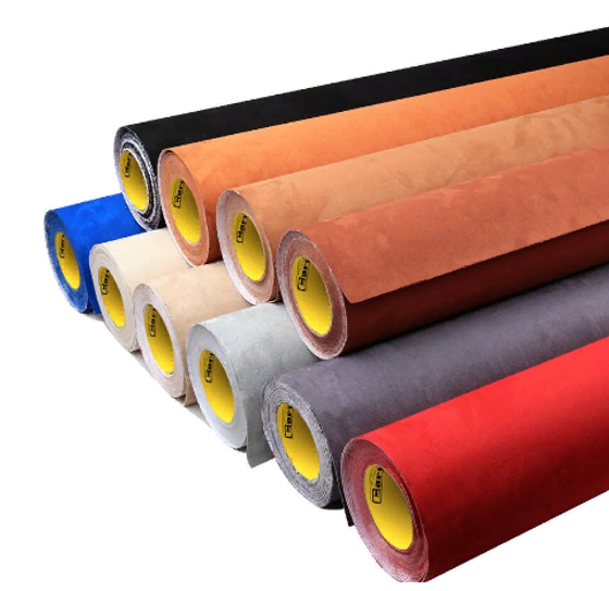 Алькантара Carbins бежевая