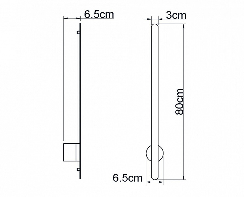 Бра Italline IT08-8020 black