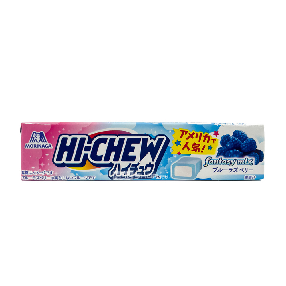 Конфеты жевательные Фэнтези Микс Голубая Малина 12шт, Hi-Chew 55,2 гр