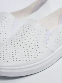 Мокасины летние с перфорацией