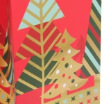 Пакет под бутылку «Зимний вечер» 11*38*11 см, микс