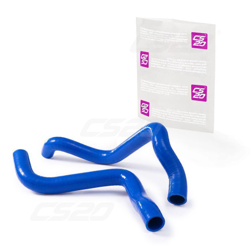 Патрубки радиатора Калина ВАЗ 1118 Калина, 1119 8 клапанов термостат 21082 силикон синий 2шт Profi CS-20