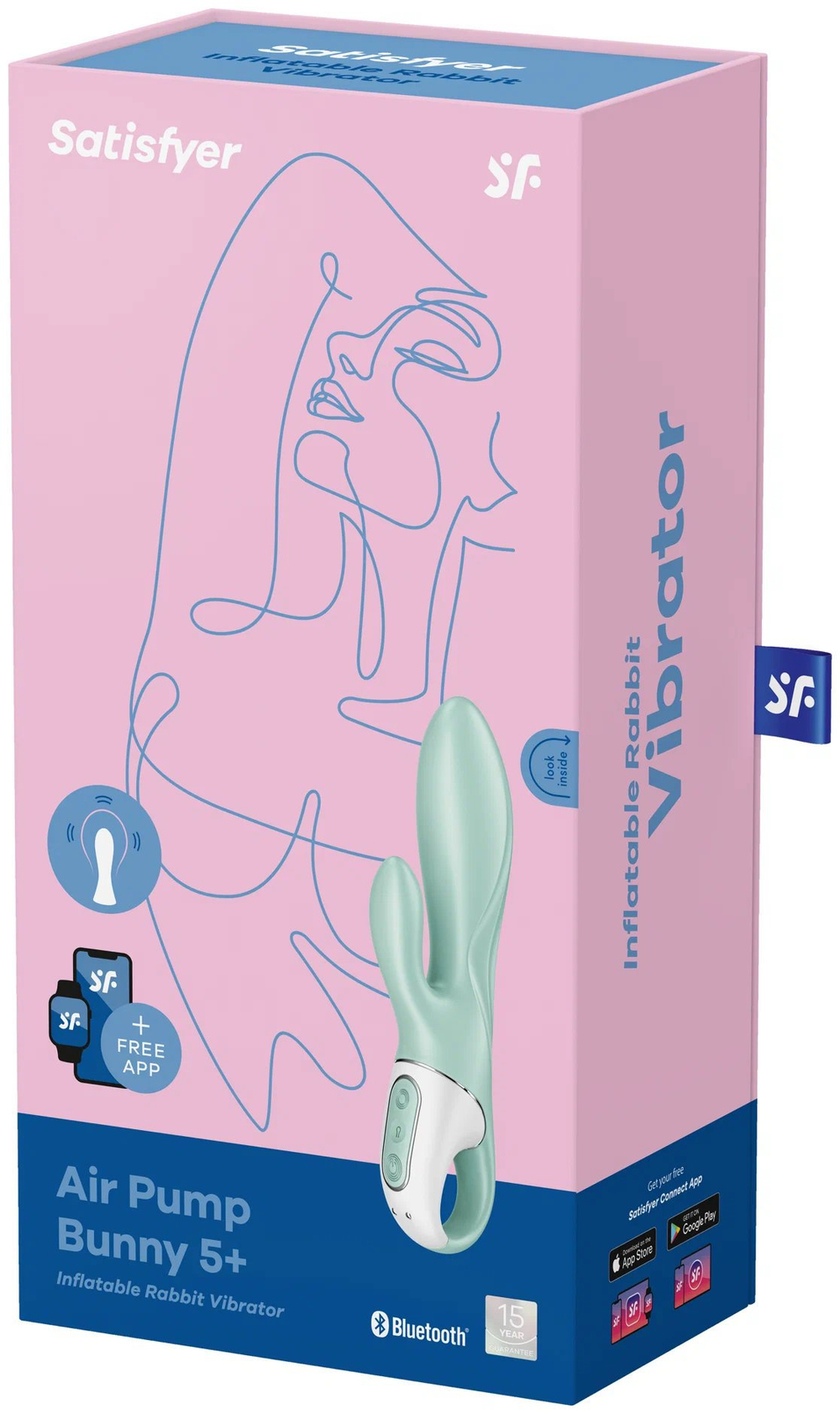 Вибратор Satisfyer Air Pump Bunny 5+