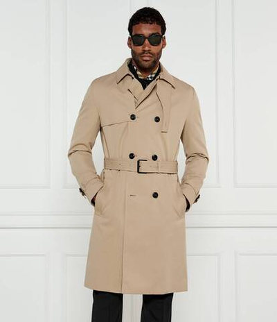 Тренч Maluks2511 HUGO - бежевый(50535072)