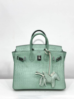 Сумка Hermes из кожи крокодила 25 см