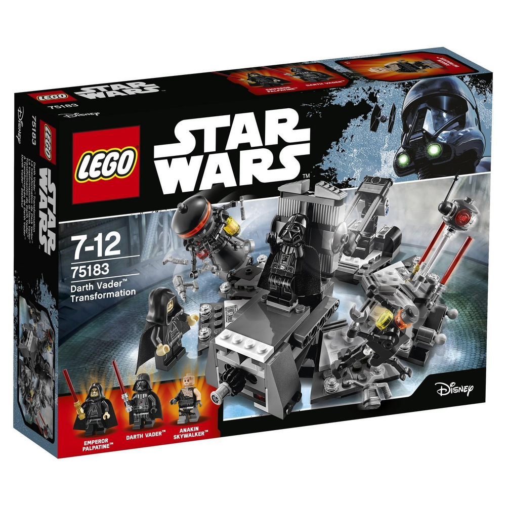 LEGO Star Wars: Превращение в Дарта Вейдера 75183 — Darth Vader Transformation — Лего Звездные войны Стар Ворз