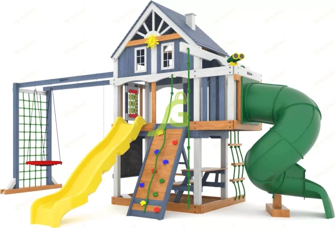 Детская площадка Шато с трубой (Домик) мод.1