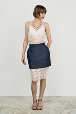 Юбка мини джинсовая