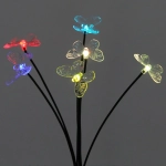 Светильник на солн.батарее «Бабочки» 70*6 см, 6 шт, Мультицвет