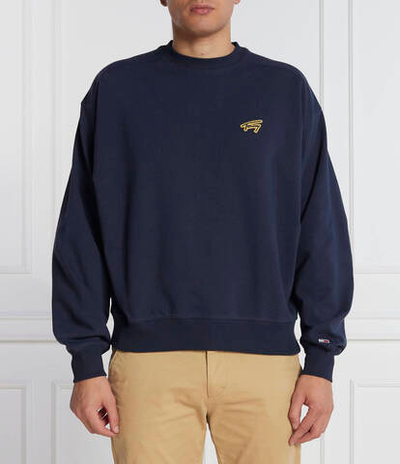 Худи BOXY SIGNATURE CREW Tommy Jeans - темно-синий(DM0DM17784)