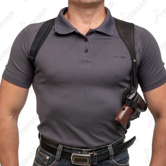 Кобура опер. под ПМ гориз. на резинке черная (HS-ОК-2/2bl) Helios