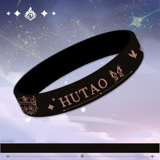 Браслет силиконовый Ху Тао, Геншин, Genshin