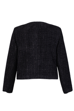 Жакет женский 3883ВП, черный блеск #323ЧБл043883ВП