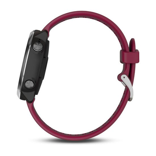 Спортивные смарт часы Garmin Forerunner 645 Music с вишневым ремешком 010-01863-31