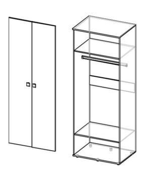 Шкаф МАЛЕН-2