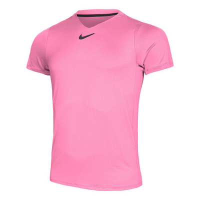 Мужское теннисное поло Nike Dri-Fit Advantage Dri Fit T-Shirt Men - Pink