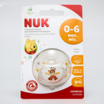 5398274 Соска-пустышка ортодонтическая, силикон, от 0 мес., TRENDLINE ДИСНЕЙ, цвет МИКС