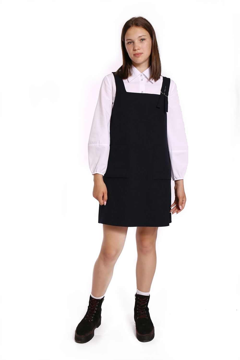 Сарафан женский Т4162 Синий 13626 Olsarri (Акция)