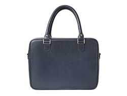 Деловая сумка из натуральной кожи "Alverio Blue"