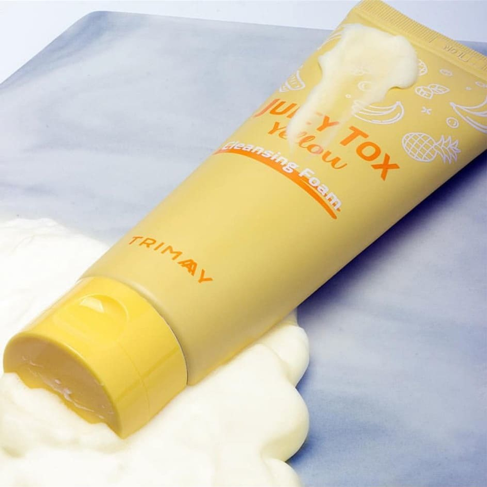 Trimay Juicy Tox Yellow Cleansing Foam очищающая пенка на основе желтого комплекса