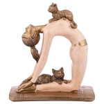 Фигурка декоративная полирез, Йога Фьюжн, 13.5х7х15 см, Lefard, 162-949