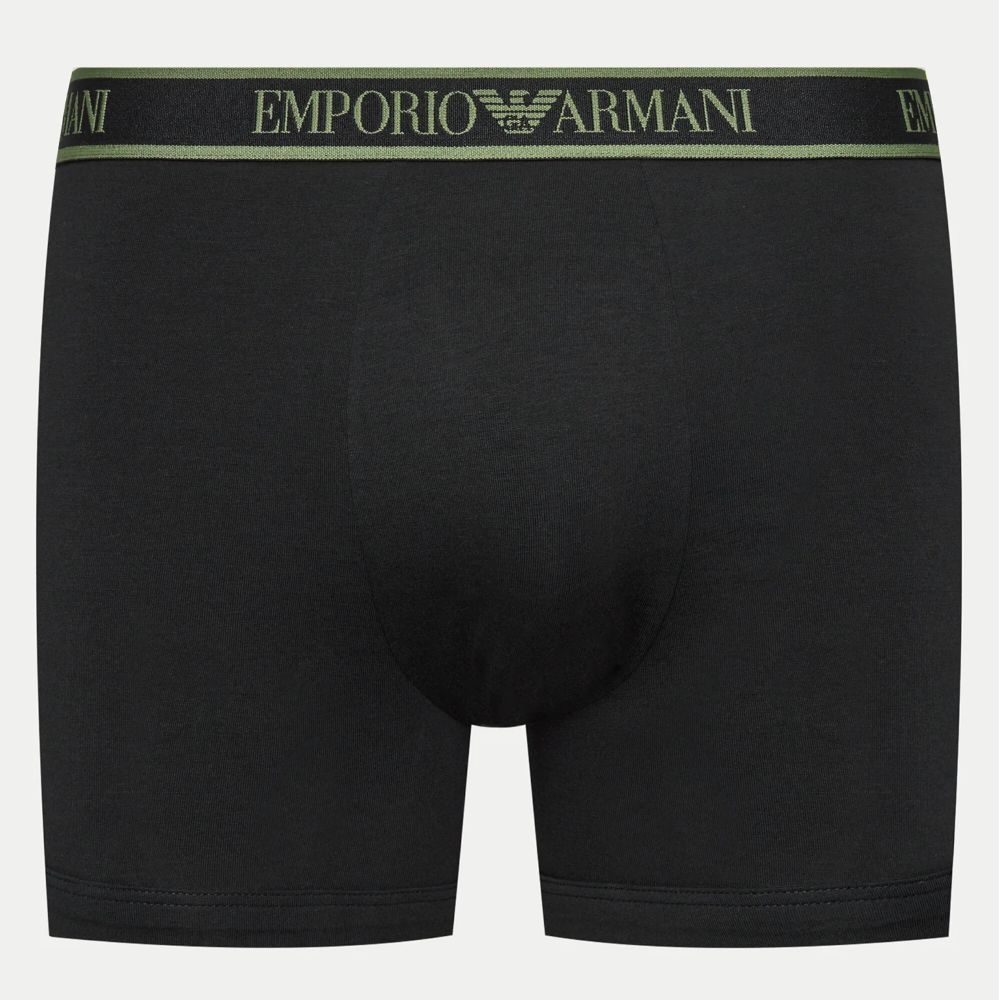 Набор мужских трусов боксеров 3в1 черные Emporio Armani 111473_4F717 21320