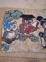 Декоративный гобеленовый чехол Совята 34х87