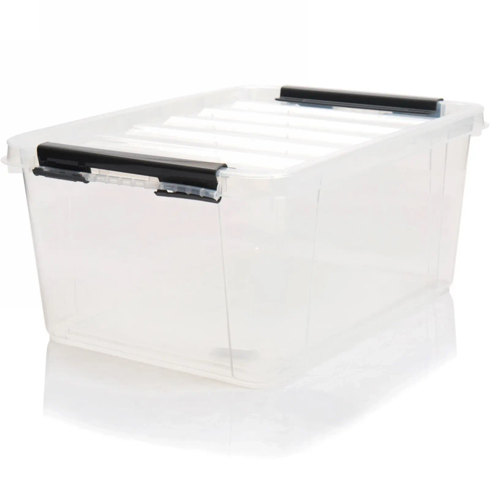Контейнер универсальный с крышкой для хранения «ПРОФИ», прозрачный, 41*29,5*18,3см, 15л