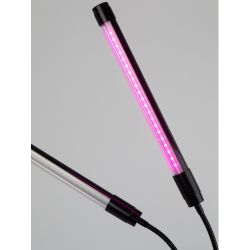 Светильник для растений на прищепке ЭРА FITO-20W-АLED-N красно-синего спектра 12 Вт черный