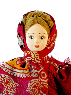 Кукла коллекционная Горожанка в зимней одежде